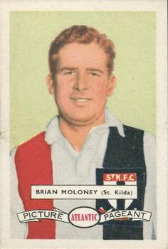 1958 Atlantic Petrol Stations Victorian League Stars #10 Brian Moloney Front
